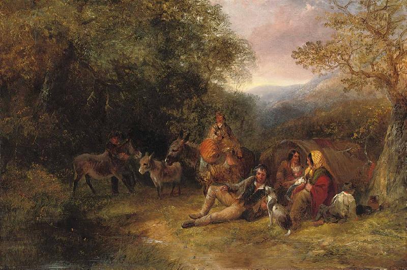 George Caleb Bingham The gypsy encampment china oil painting image
